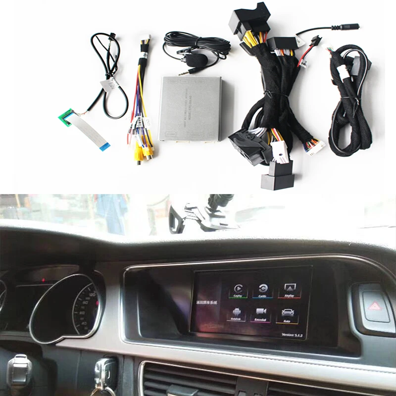 Sinairyu видео интерфейс с Carplay функции зеркального отображения экрана для A4 A5 B8 Q5 Audi