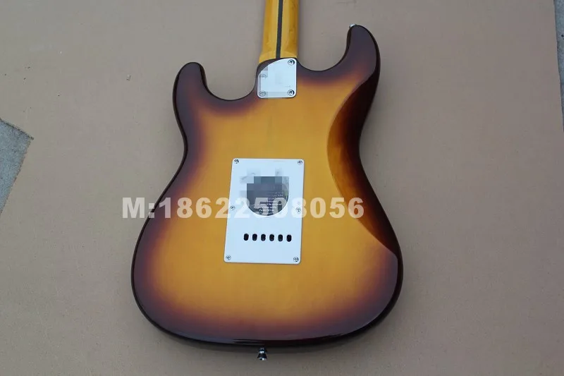 stratocaster стиль cs санберст электрогитары с st024 звезда inlay