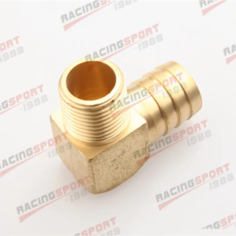 1&quot Male 90 Elbow Brass Hose Barbs Barb to 1/2&quot NPT Pipe Thread | Автомобили и мотоциклы