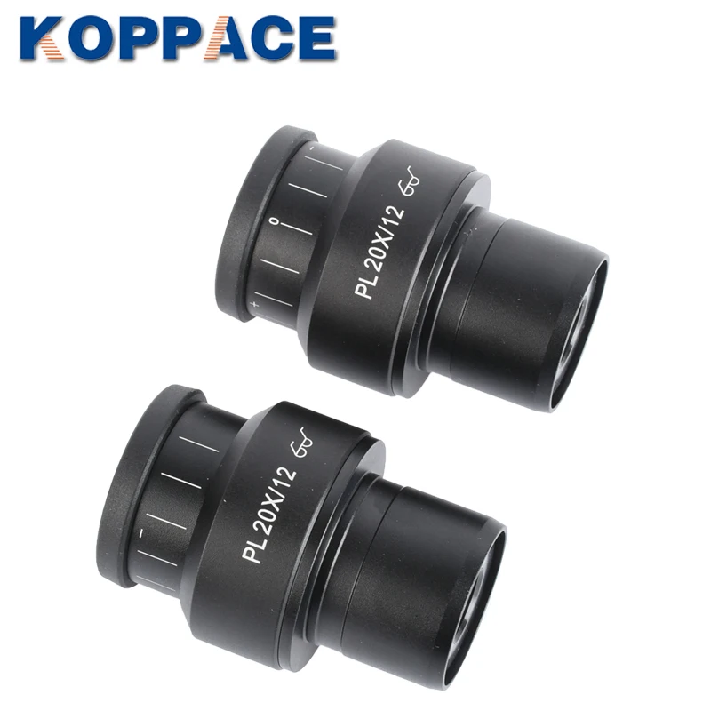 Бинокулярный микроскоп KOPPACE окуляр 2 шт. PL20X/12 широкое поле точка зрения 30 мм с