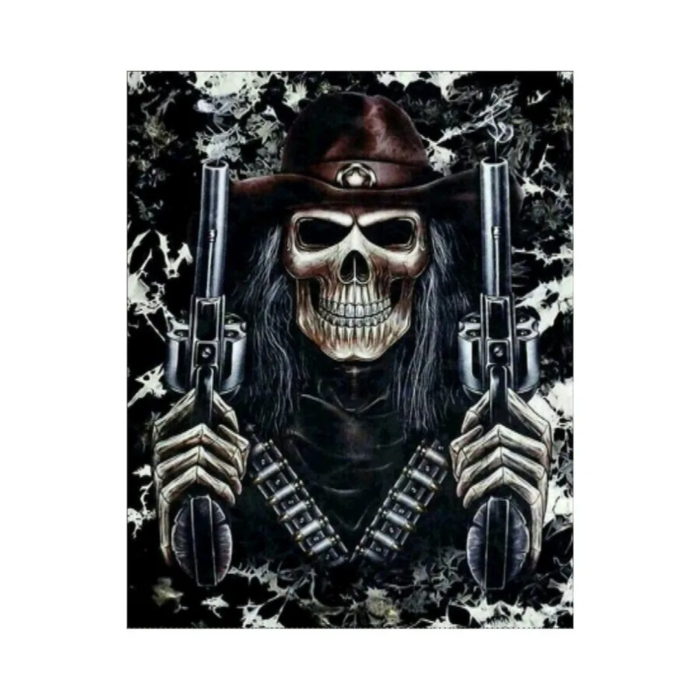 Полная дрель в виде черепа ужаса 5D алмазная картина из смолы Алмазная вышивка