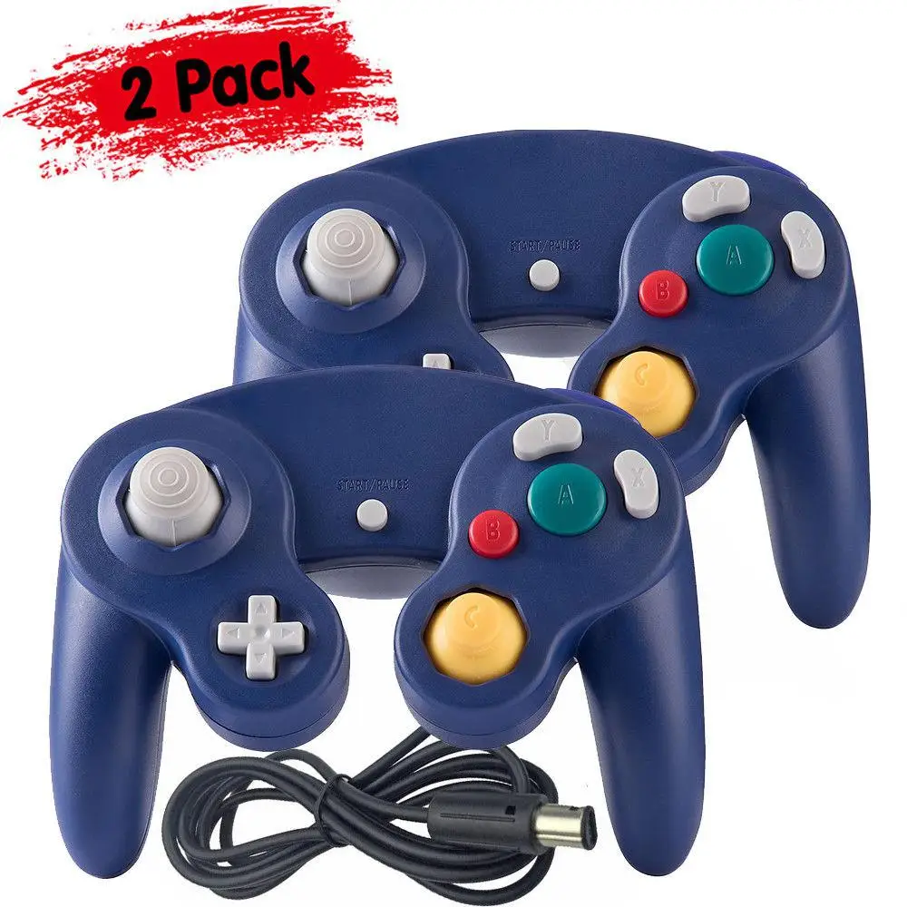 BEESCLOVER проводной для NGC игровой контроллер геймпад для NAND GameCube GC для геймпад для Nintendo Wii Консоль совместима со всеми системами d40