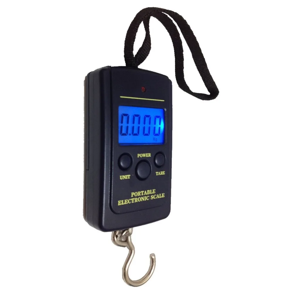 GY-004 40 кг/10 г портативные электронные ручные весы электронные весы с крючком весы светодиодный цифровой дисплей