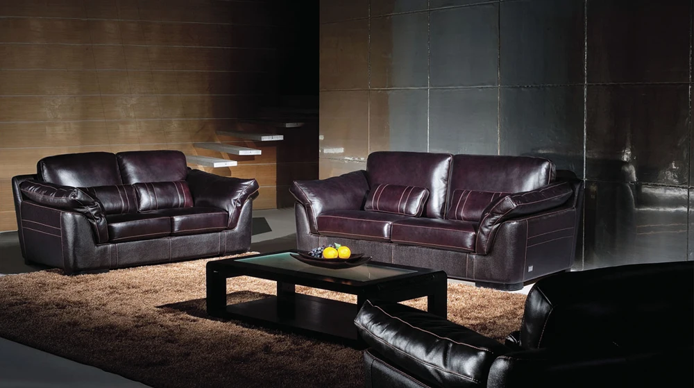 Набор диванов из натуральной коровьей кожи секционный диван для гостиной