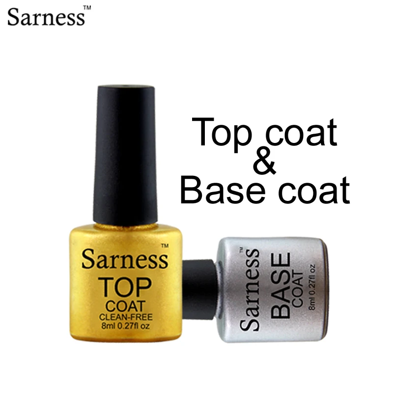 Sarness Nails Top Coat Base Lucky Gel лак для ногтей 8 мл UV LED Soak Off Гель многоцелевой дизайн