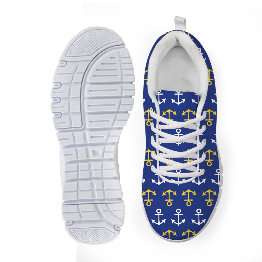 Шумный Дизайн S Горячая якорь модные кроссовки Мужчины Легкая женская обувь на