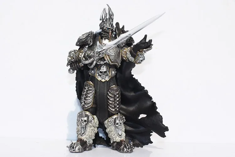 Фигурка из игры фильма аниме Wow Fall Of The Lich King Arthas Menethil, 17,5 см, ПВХ фигурки, игрушка, модель, подарок, кукла