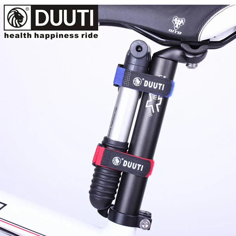 2pcs 25cm Length Bicycle Handlebar Strap Pump Strap Universal Tie Nylon Sticky Tie Fixed Items Bicycle Bottle Belt Accessories