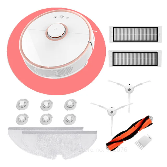 S51 Kit 1 Робот-пылесос XIAOMI Roborock S50 S51, 2 смарт-уборки для дома и офиса, управление с помощью приложения для влажной уборки - Цвет: S51 Kit 1