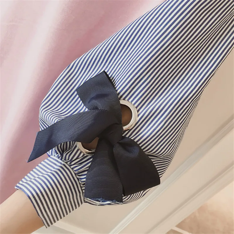 Черно-розовая футболка женские топы больших размеров осень 2018 Корейская новая