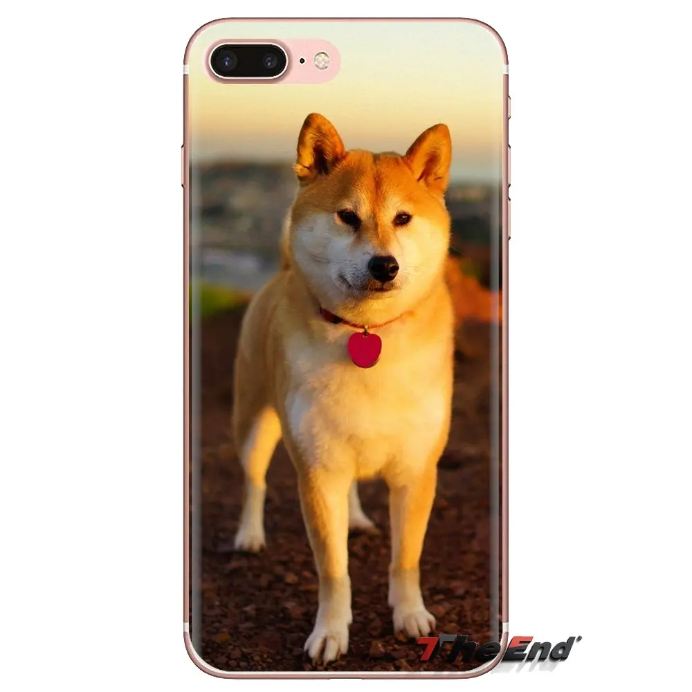 Прозрачный чехол из ТПУ для Xiaomi Redmi 4A S2 Note 3 3S 4 4X5 Plus 6 7 6A Pro Pocophone F1 brihwood Red shaba Inu Dog Puppy |