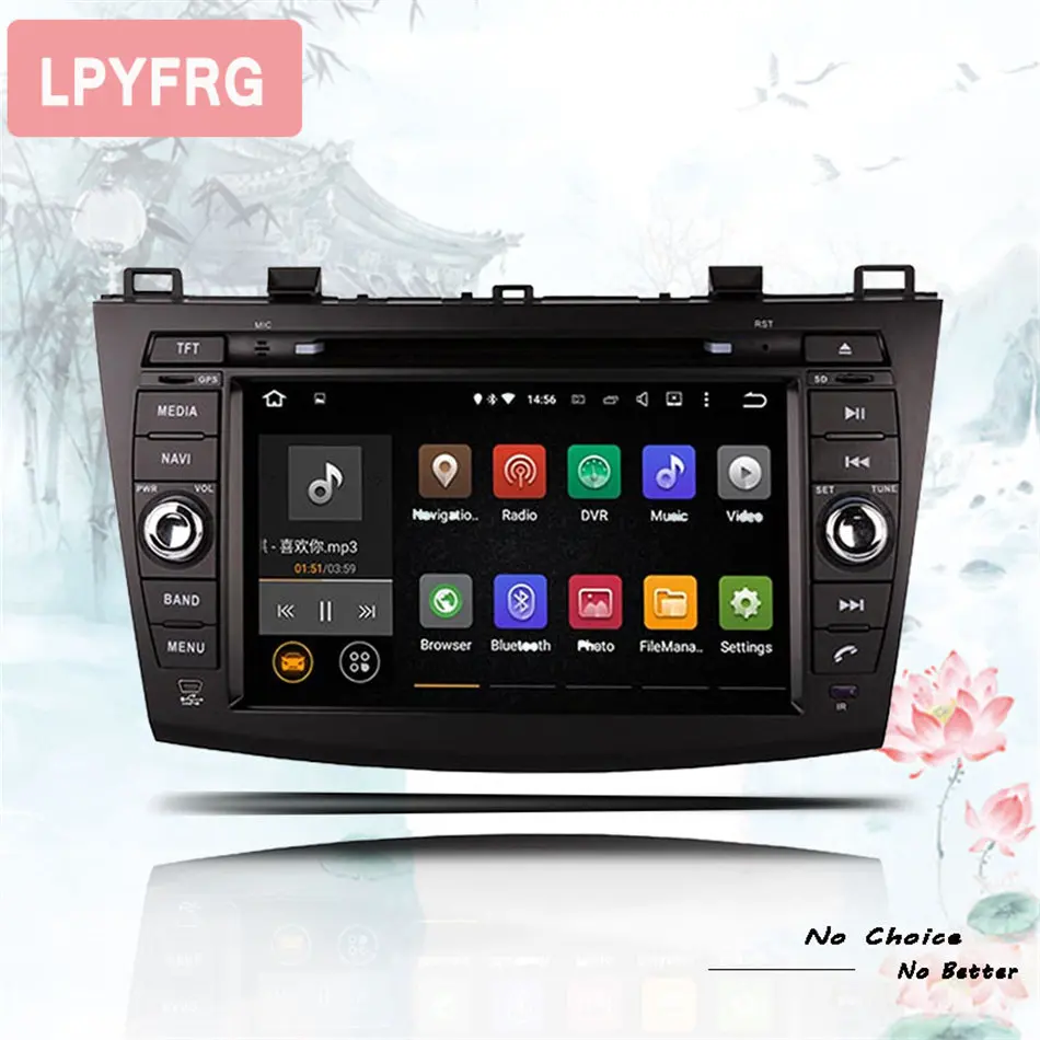 Автомобильный DVD плеер 8 &quotHD экран 2 din android 10 0 Octa Core Для 2010 2011 2012 2013 MAZDA 3 стерео