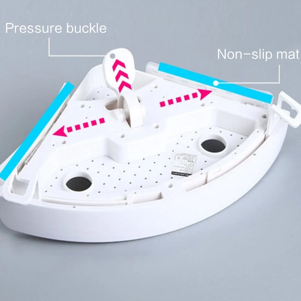 Дырокол бесплатно ванная комната Органайзер угловая полка настенный стеллаж для