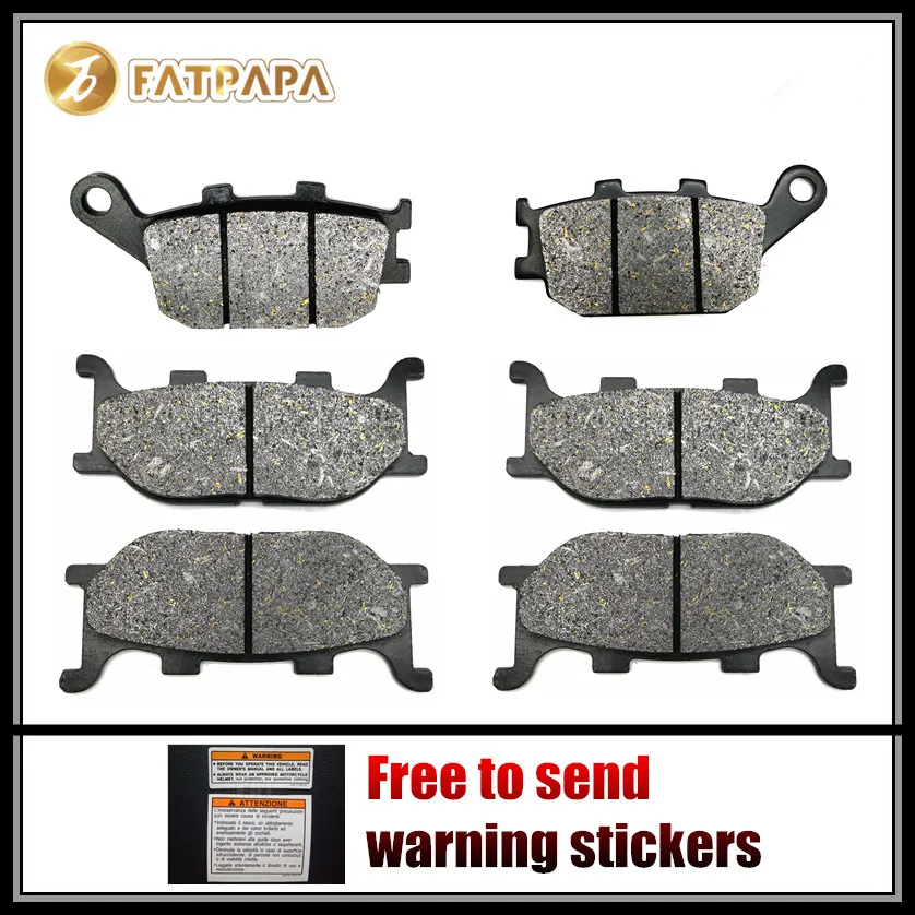 

Motor AccessoriesFL + FR + R Brake Pads for YAMAHA 600 XJ6-N / F / S Diversion XJ6 XJ6 2010 2011 2012 2013 2009-2014