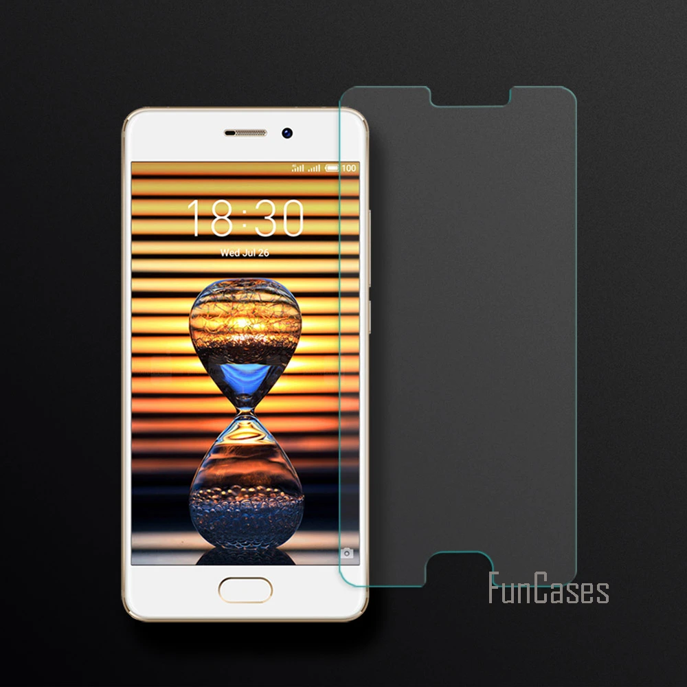Полное покрытие закаленное стекло для Meizu Pro 7 Защитная пленка экрана 2.5D