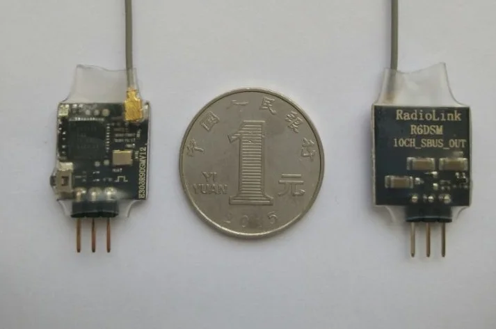2016 новейший радиоприемник R6DSM 2 4G 10 каналов DSSS FHSS спектра для передатчиков Radiolink AT9