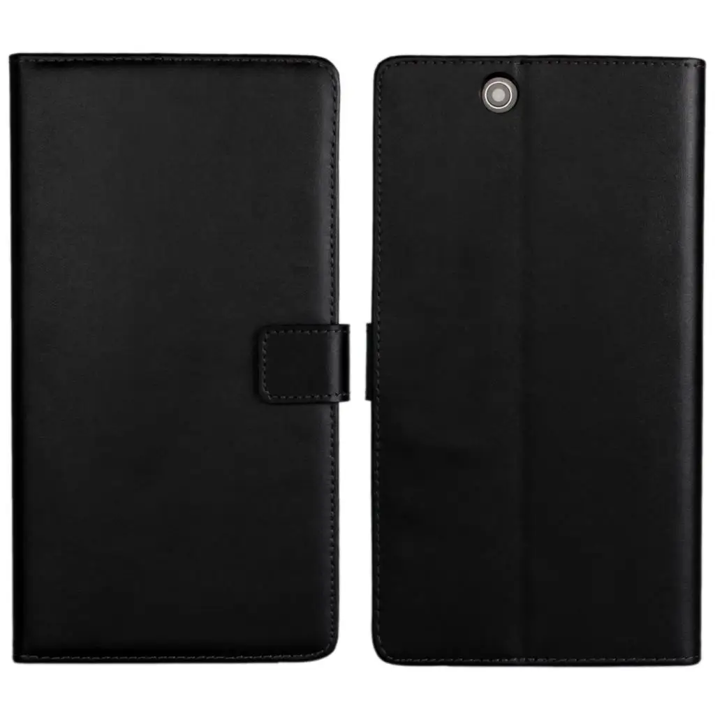 Чехол-бумажник из искусственной кожи с откидной крышкой для sony Xperia Z1/Z1 Honami C6902 C6903 C6906 C6943 с отделениями для карт и отделением для денег GG - Цвет: Черный