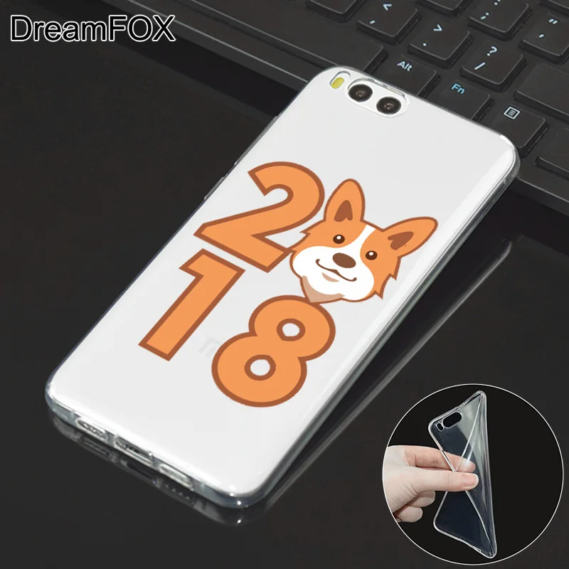 DREAMFOX L510 корги силиконовый чехол-накладка из мягкого ТПУ чехол крышка для Xiaomi Mi Note