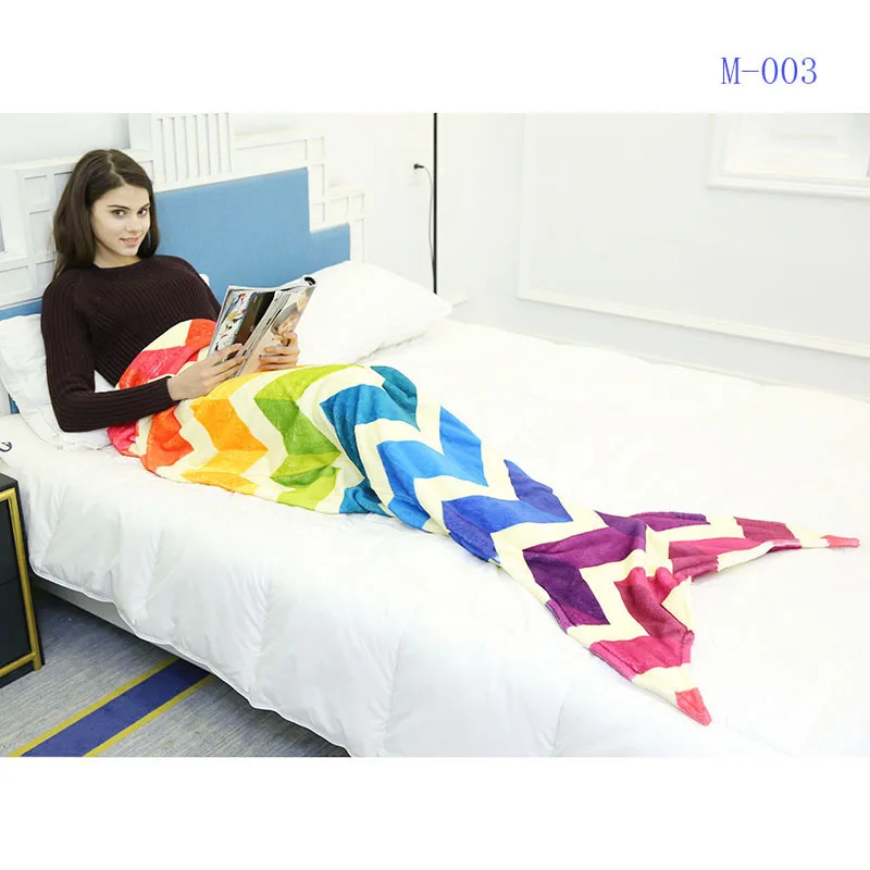 Одеяло с хвостом Русалочки CAMMITEVER детский диван ручной работы для взрослых