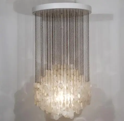Sea rock ракушками 50/60 см, натуральная основа лампа для создания модного маникюра декоративный светильник в морском стиле подвесной светильник FG263