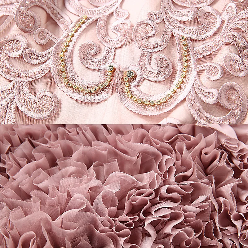 Женское дизайнерское модельное платье праздничное из красного бежевого