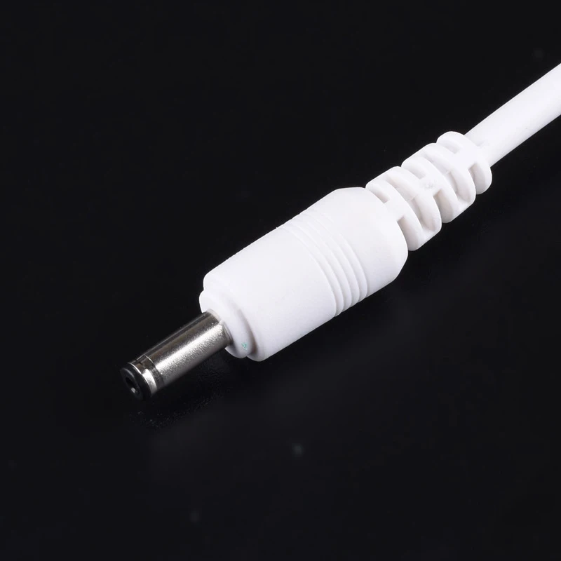 Разъем питания постоянного тока USB преобразует в 3,5*1,35 мм/DC 3,5*1,35 Белый Черный l-образный прямоугольный разъем со шнуром соединительный кабель