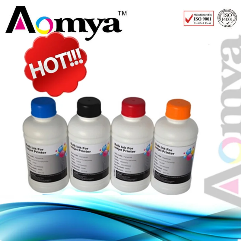 Aomya 4 шт./компл. 4Cx250ML Специализированные чернила для теплопередачи Epson DX5 DX6 DX7
