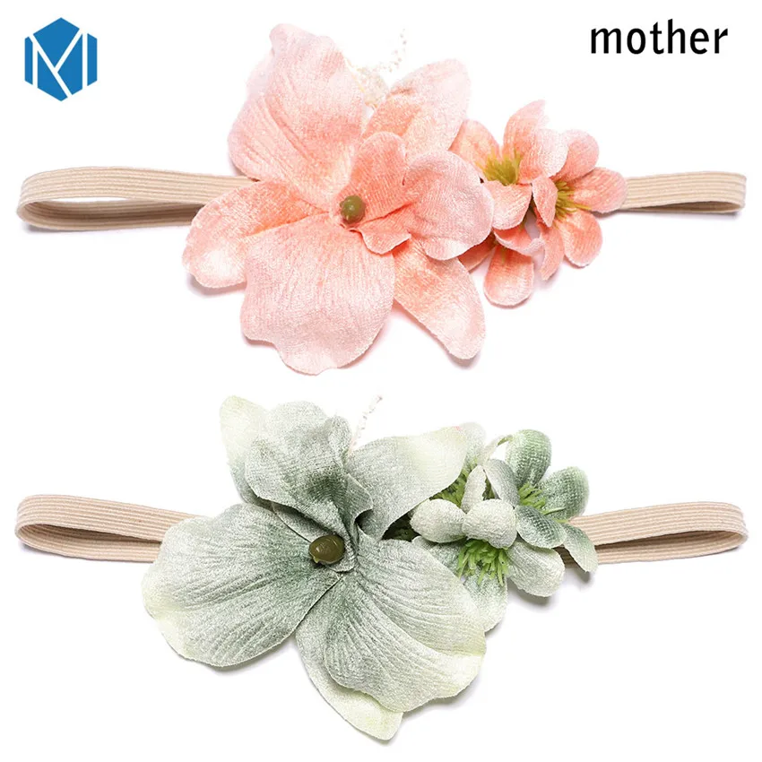 M MISM/повязка на голову для мамы и ребенка повязка с цветами невесты Свадебная
