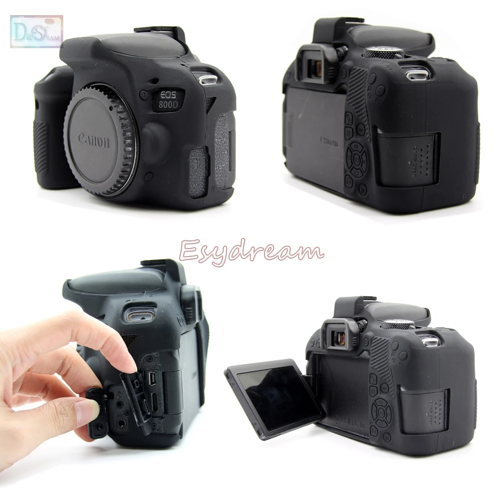 Резиновый силиконовый чехол для камеры Canon EOS 800D Rebel T7i Kiss X9i|for canon eos|for canoncanon camera skin |