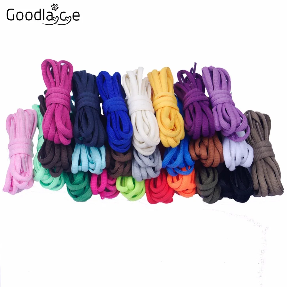 Wholesale 50 Pairs of Oval Flat Shoelaces Shoe Ropes Polyester Shoe Lace for Sneakers  180cm/ 70.8Inch