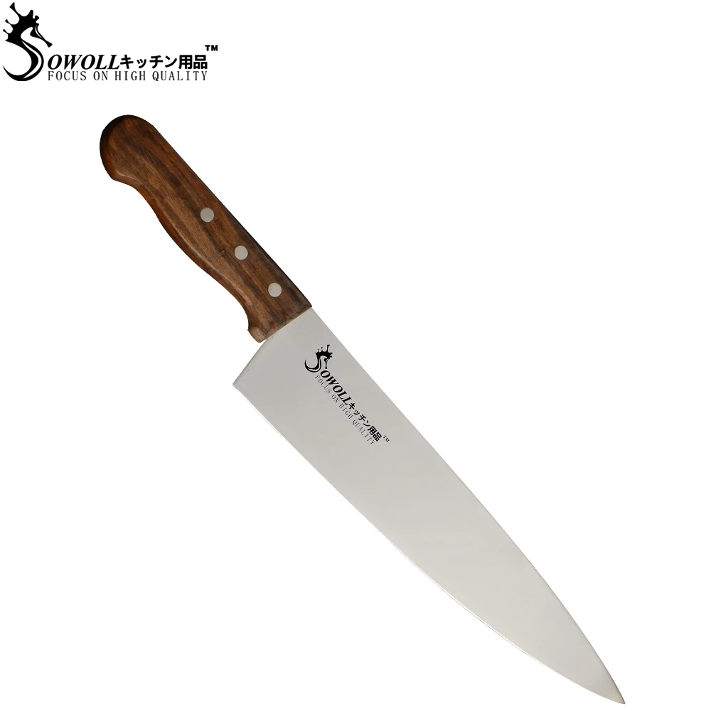 SOWOLL один нержавеющая сталь кухня ножи шеф повар * 3 нарезки 2 утилита фрукты для