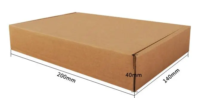 

yellow corrugated paper watch packing box with your LOGO printed 1000pcs a lot (free shipping)