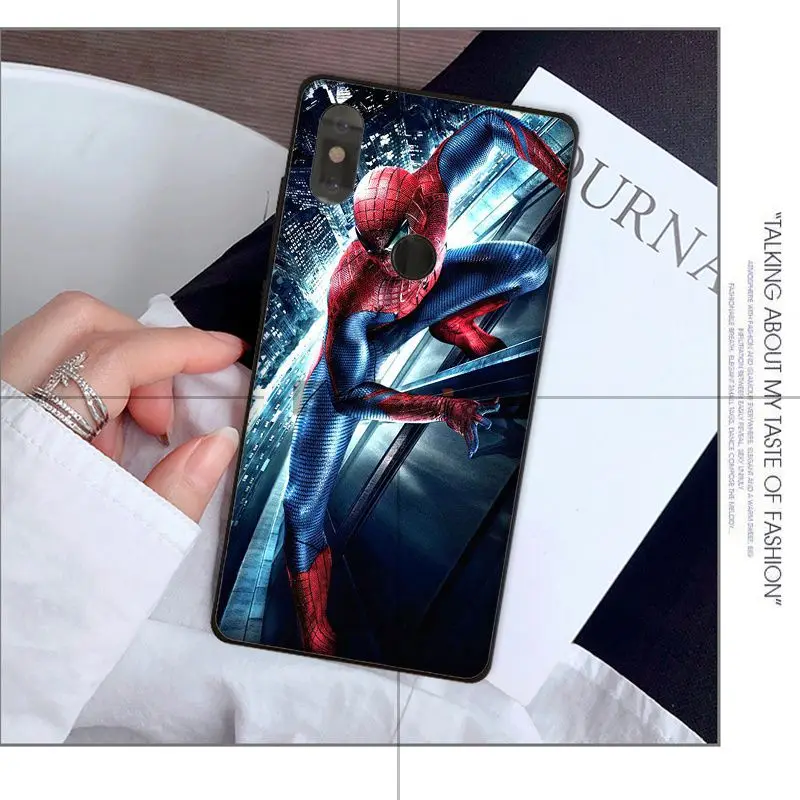Чехол из ТПУ для телефона Babaite Marvel Comics Spider Man Homecoming Xiaomi Mi 6 Mix2 Mix2S Note3 8 8SE Redmi 5 5Plus Note4 4X