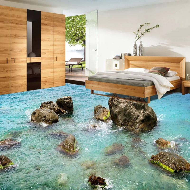 Настенные обои любых размеров на заказ ПВХ водонепроницаемые Нескользящие