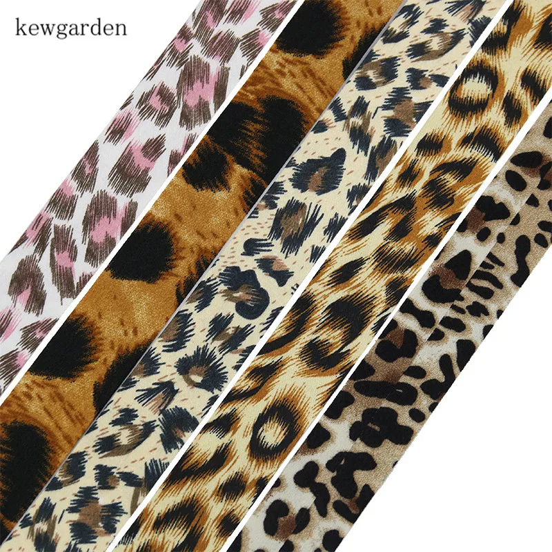 Тканевые ленты Kewgarden Leopard многослойные тканевые 40 мм 25 10 сделай сам брошь для