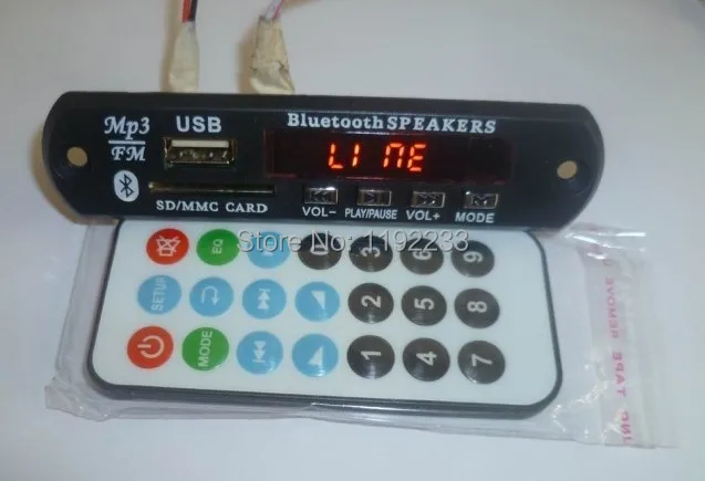 Bluetooth MP3 декодированная плата модуль 4 в одном MP001 | Электронные компоненты и