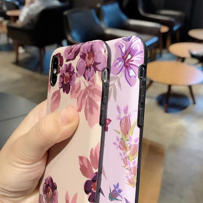 Силиконовый чехол для iPhone 6 7 6S 8 Plus X XS MAX XR в стиле ретро Ударопрочный Мягкий |