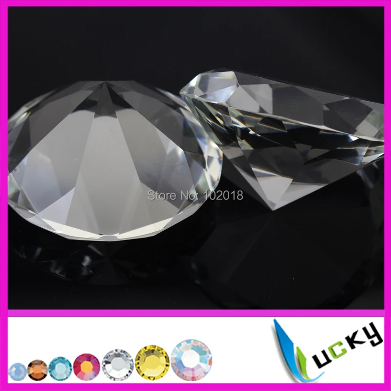 1 шт. крупный Алмазный Кристалл Стразы 100 мм | Дом и сад