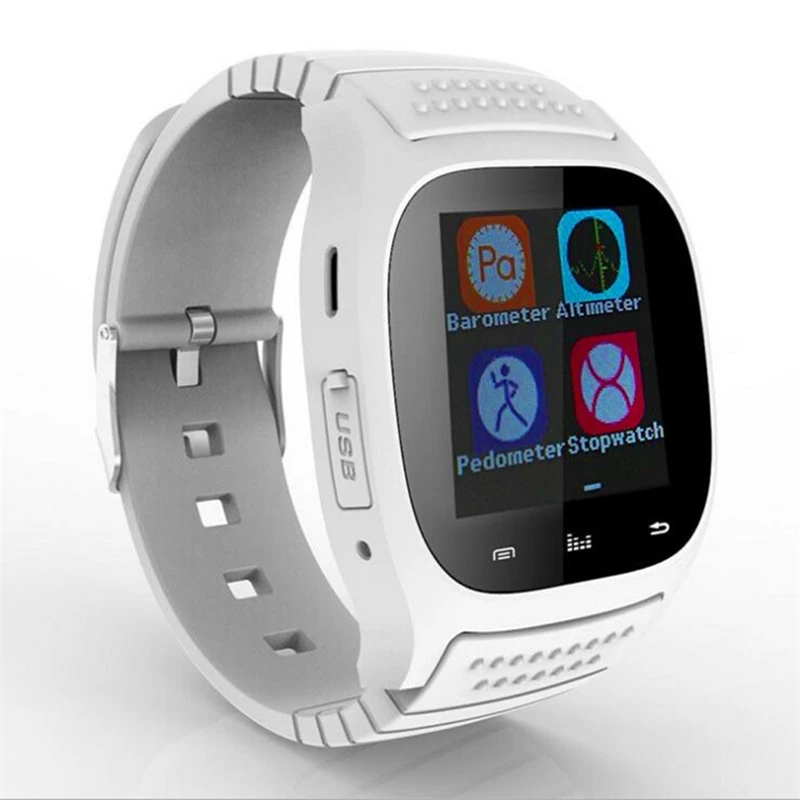 GEJIAN Спортивные Bluetooth Смарт часы Роскошные наручные часы M26 с циферблатом SMS напоминают шагомер для samsung LG htc IOS Android телефон