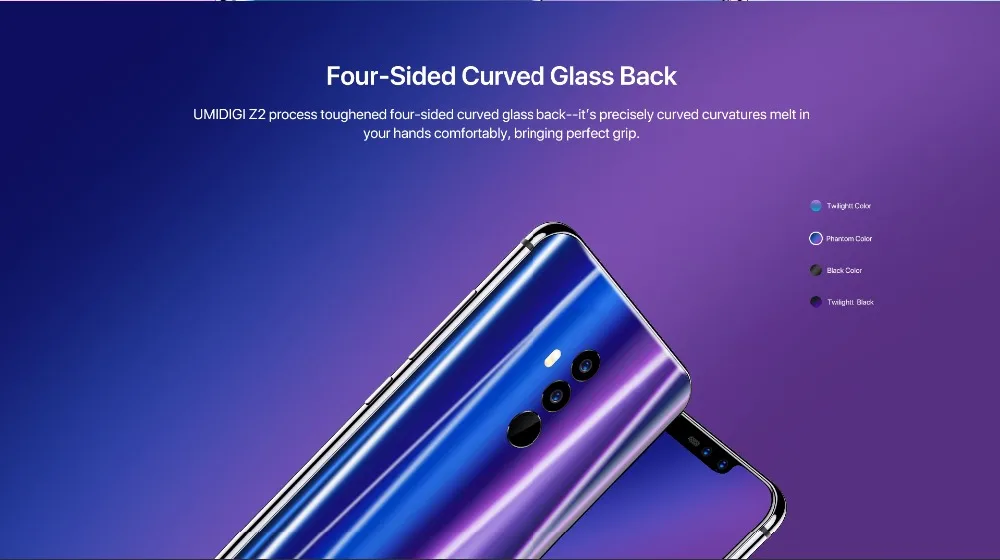 UMIDIGI Z2, глобальная версия, 6,2 дюйма, FHD, Android 8,1, смартфон Helio P23, 6 ГБ ОЗУ, 64 Гб ПЗУ, 4 камеры, 3850 мАч, мобильный телефон с функцией распознавания лица