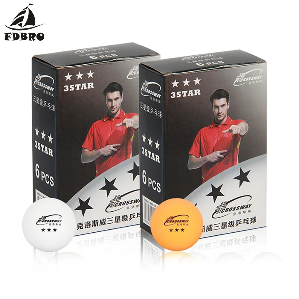 FDBRO Профессиональный мяч для настольного тенниса трехзвездочный уровень Пинг