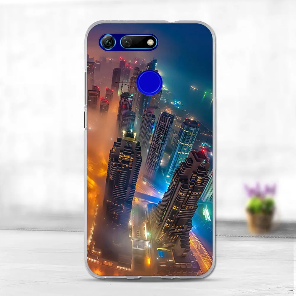 42 Чехол для Honor V20, чехол для huawei Honor View 20, мягкий силиконовый чехол, TPU, задняя крышка для huawei Honor V20, защитный чехол для телефона, Funda - Цвет: 42