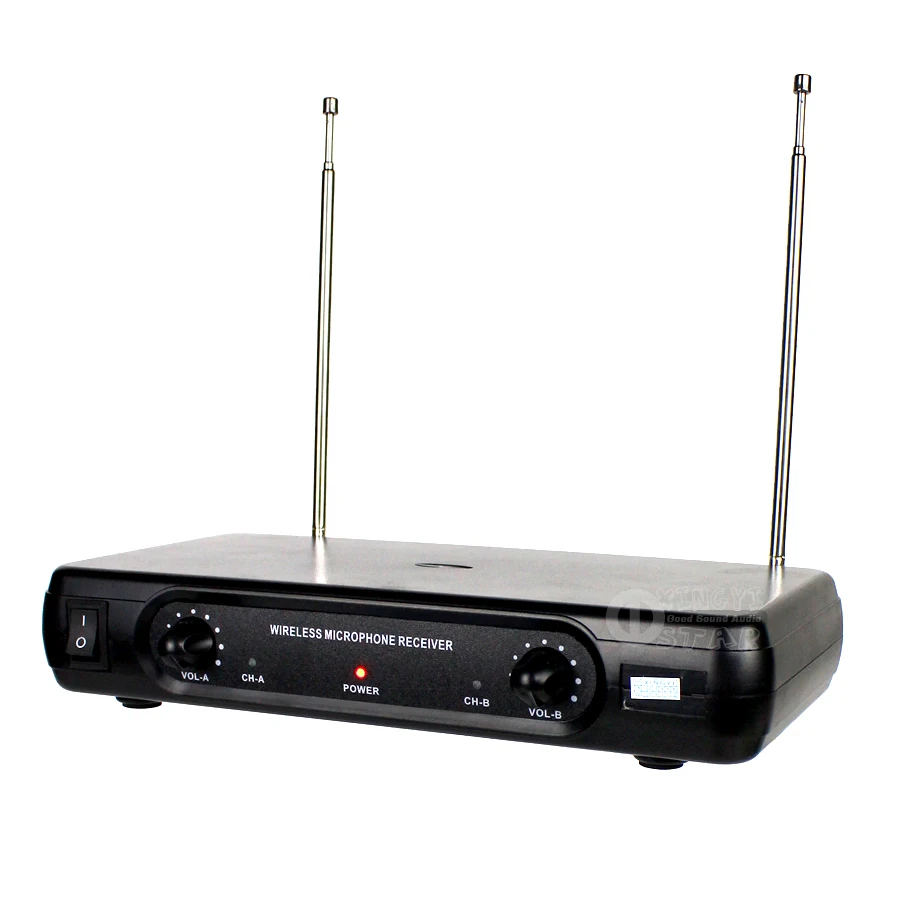 Профессиональный беспроводной микрофон для караоке двойной ручной ресивер