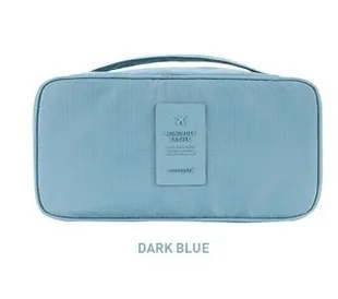 Light blue Бюстгальтер Нижнее белье Органайзер носки Нижнее белье сумка-Органайзер для хранения нижнее белье держатель чехол для путешествий - Цвет: Light blue
