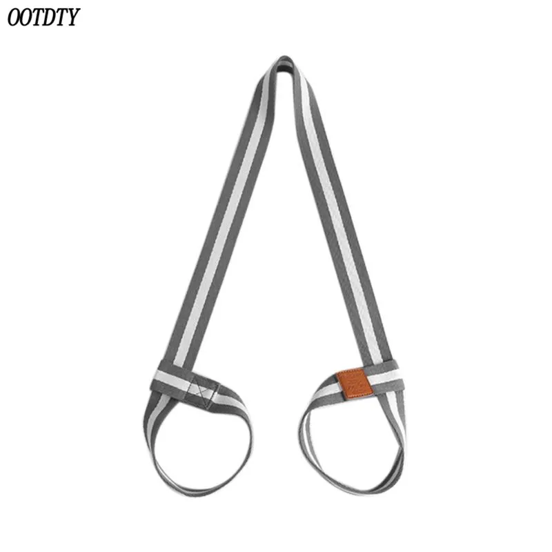 Iron gray white Место для хранения мата для йоги ремень регулируемые ремни портативный фитнес спортивные товары универсальный тип инструменты - Цвет: Iron gray white