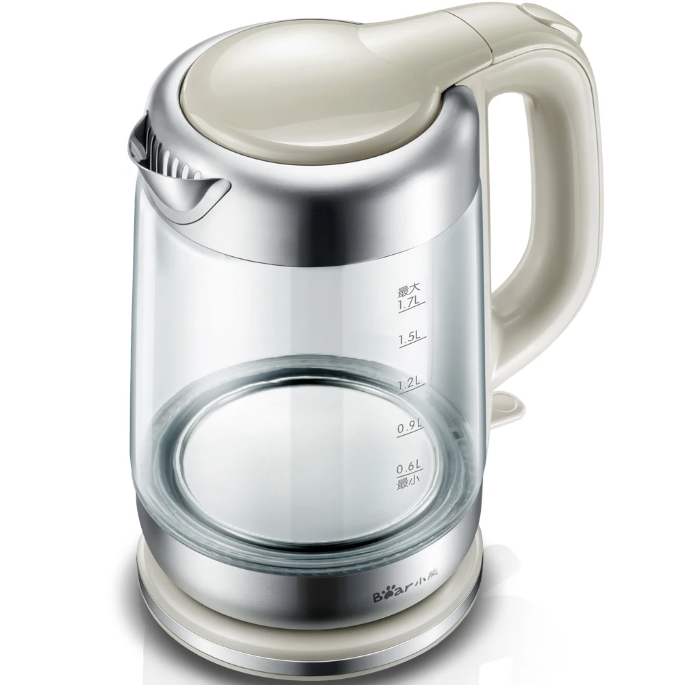 Медвежонок 220 В стеклянный Электрический чайник бытовой большой мощности