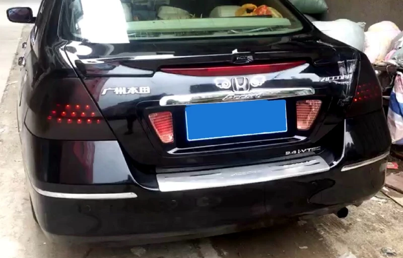 Для Honda Accord 2006 2007 задний спойлер высокого качества АБС пластик грунтовка цветное автомобильное украшение в виде хвостового крыла спойлер багажника для Accord