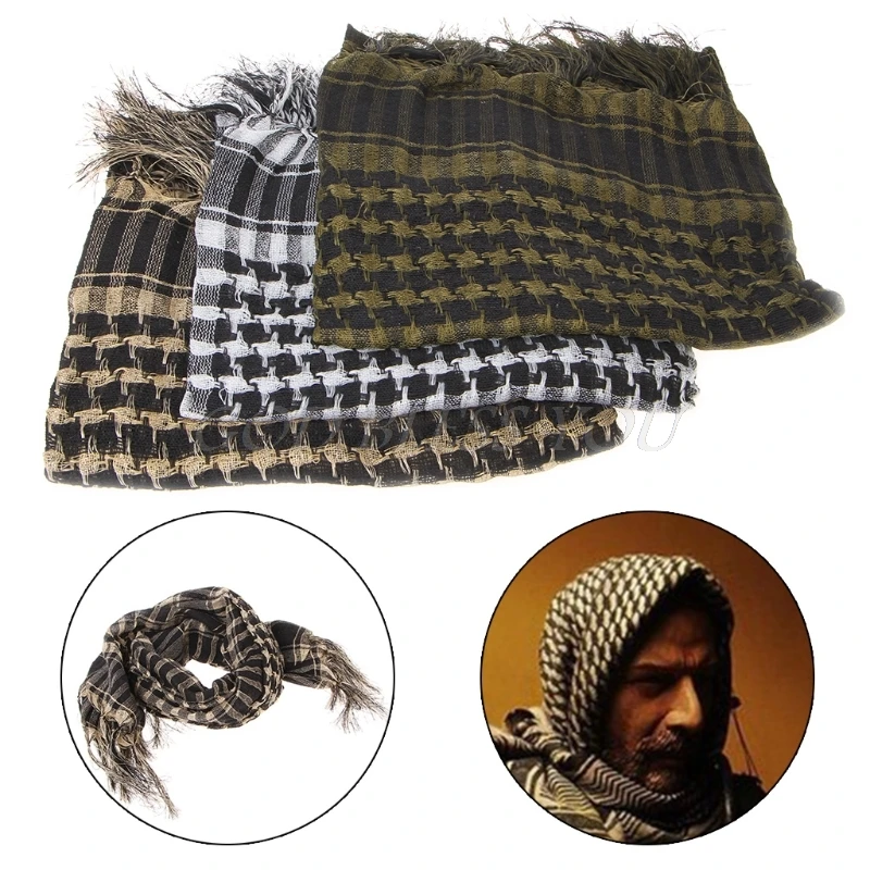 Военный Тактический шарф в арабском стиле Keffiyeh Охотничья велосипедная шаль