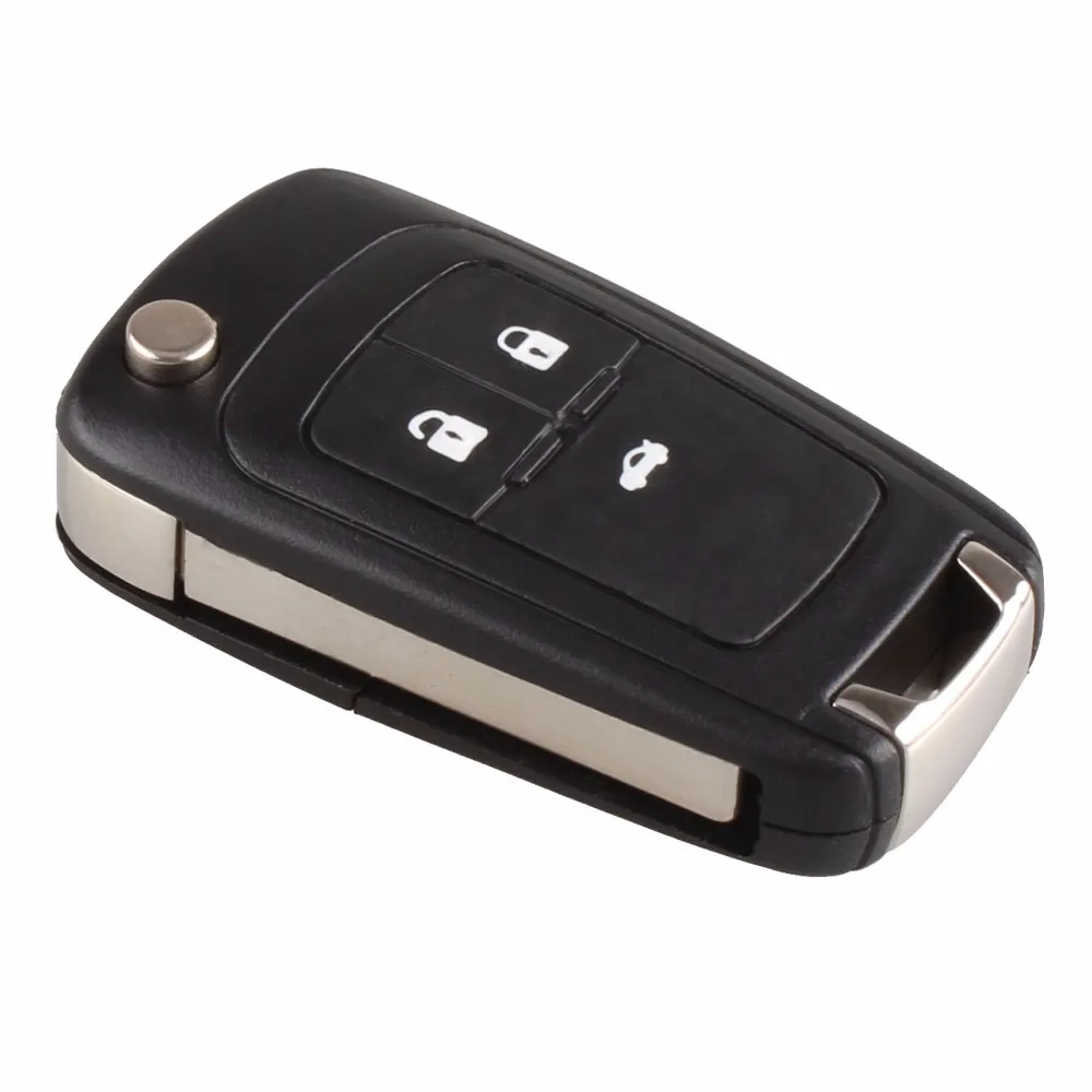 3 кнопочный дистанционный ключ для Chevrolet Cruze Aveo Orlando с откидной автомобильной