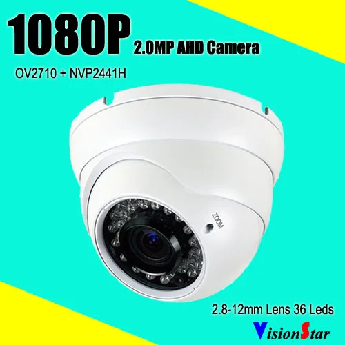 Безопасности Купольная Камера Sony AHD 1080 P 2.0mp 2.8 12 мм объектив с переменным фокусным
